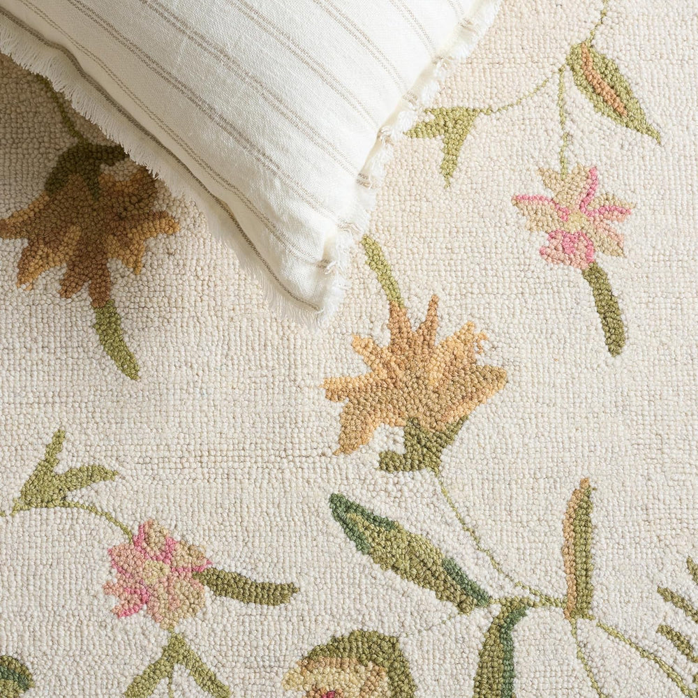 SAFAVIEH Chelsea Collection Area Rug - 9' x 12', Ivory, Hand-Hooked F...
