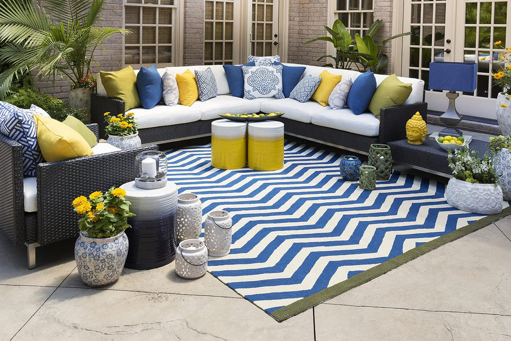 Artistic Weavers Reese Modern Ombre Garden Stool 18" H x 13" W x 13...