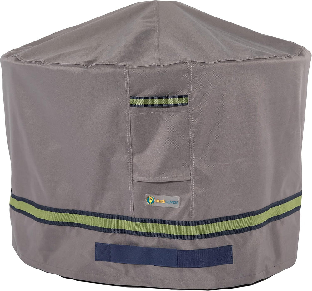 DUCKCOVERS Soteria Waterproof 36 Inch Round Fire Pit Cover, Outdoor Firepit C...