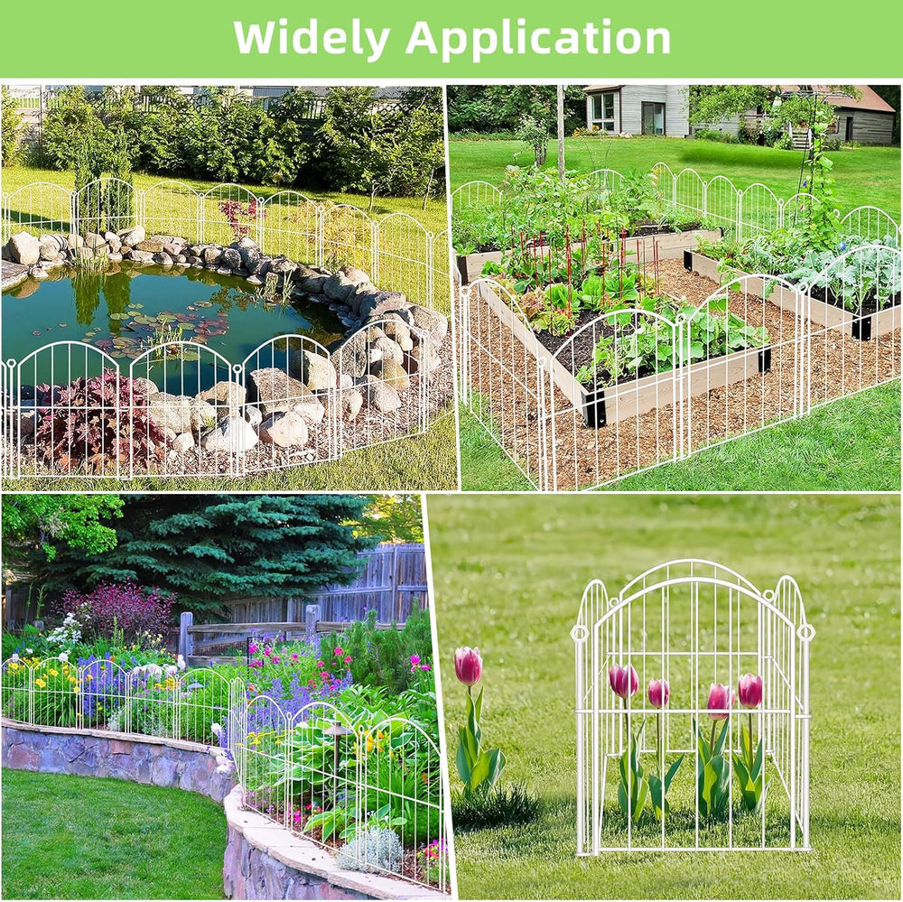 Decorative Garden Fence, 17in (H) x 30ft(L) No Dig Fence