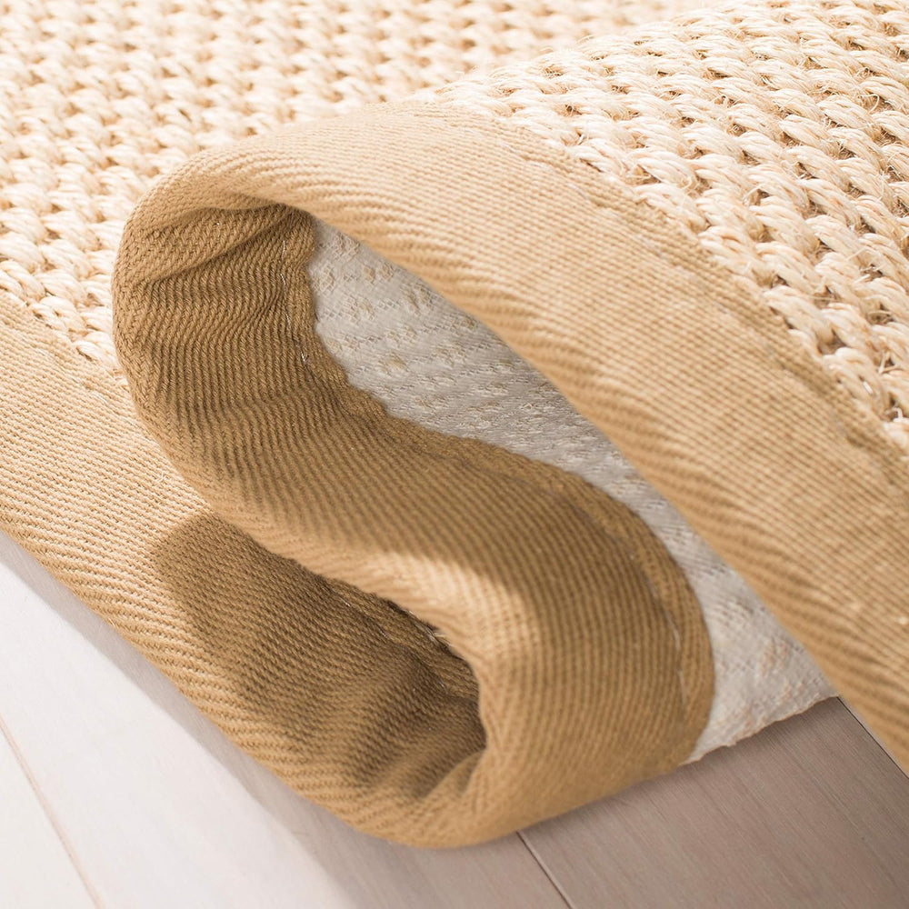 SAFAVIEH Area Rug 6x9 - Natural Fiber Collection - Maize & Linen Color, S...
