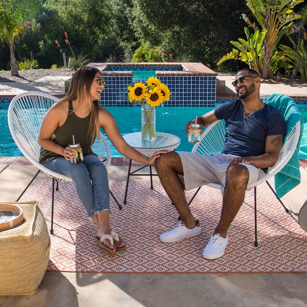 Best Choice Products 3-Piece Outdoor Acapulco All-Weather Patio Conversation ...