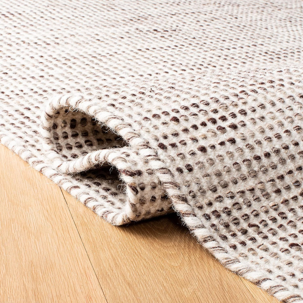 SAFAVIEH Vermont Collection Accent Rug - 4' x 6', Brown & Ivory, ...