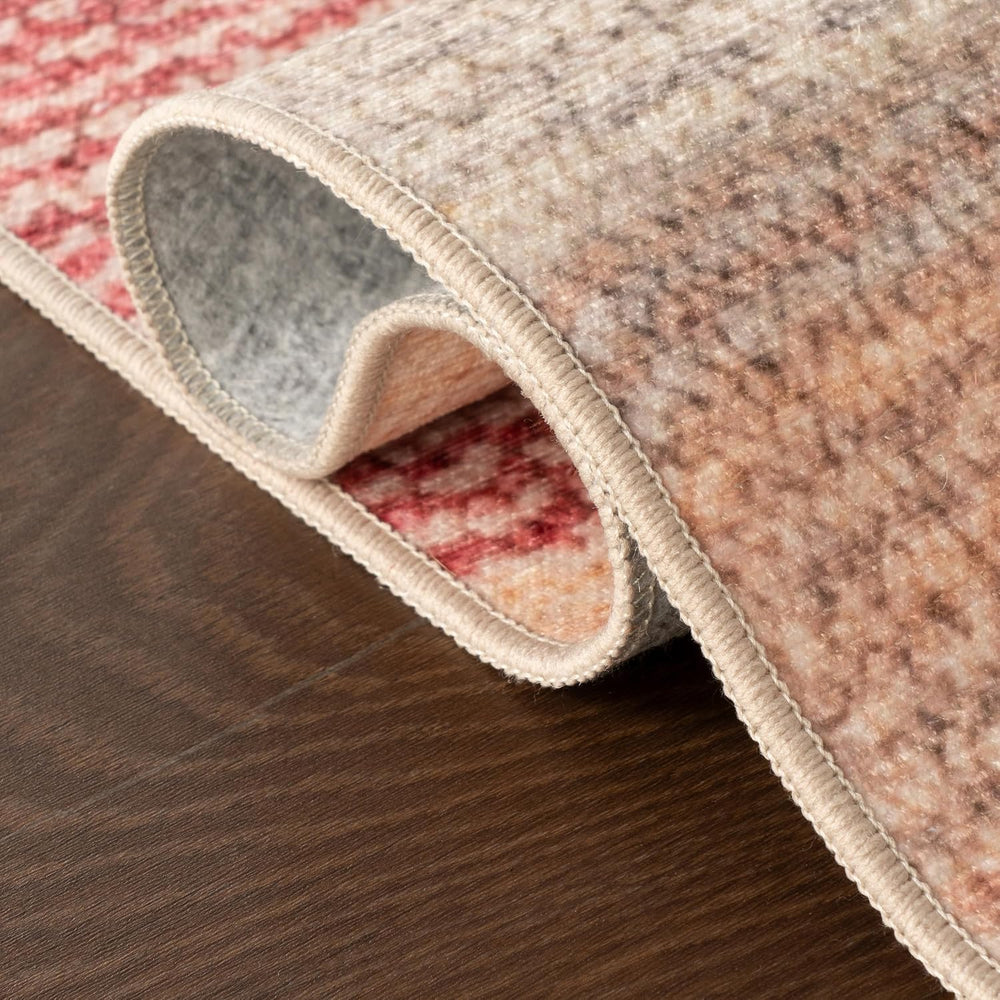 Dash & Albert Noa Multicolor Striped Washable Rug, 8'6"x11'6...