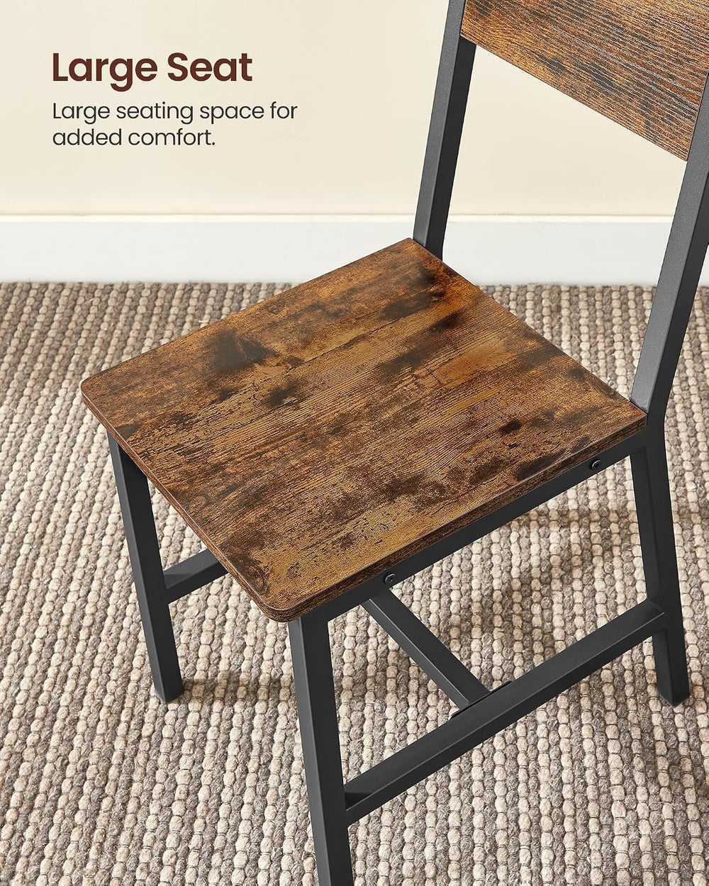 VASAGLE Dining Chair Set of 4, Kitchen Chairs