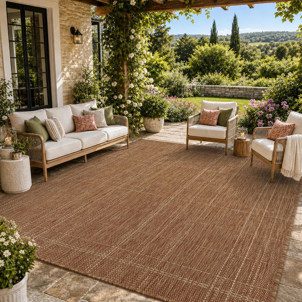 PADOOR-Outdoor Rug-Patio Rug 5x7 ft Polypropylene Indoor Outdoor Rugs Outdoor...