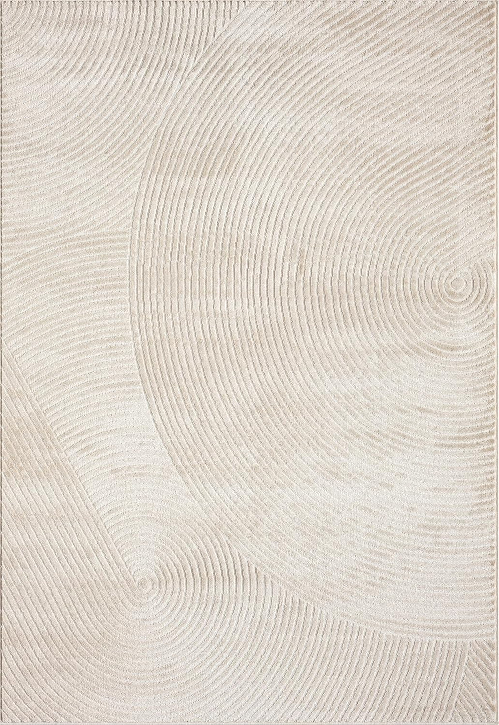 Abani Neutral Beige Area Rug | 9' x 12' Tan Geometric Carpet with Zen...