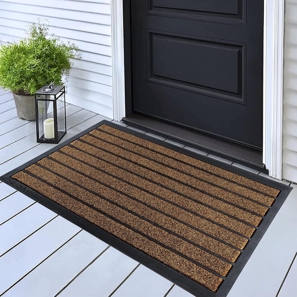 ubdyo Extra Durable Door Mat Outside Entrance (32" x 20", Bright Br...