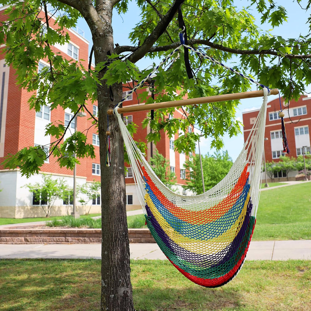 Bliss Hammocks Tahiti Hammock Chair with Spreader Bar, Multicolor