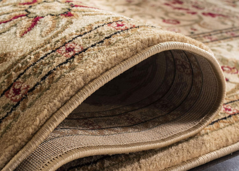 SAFAVIEH Lyndhurst Area Rug 8x10 Large, Beige & Ivory LNH212D