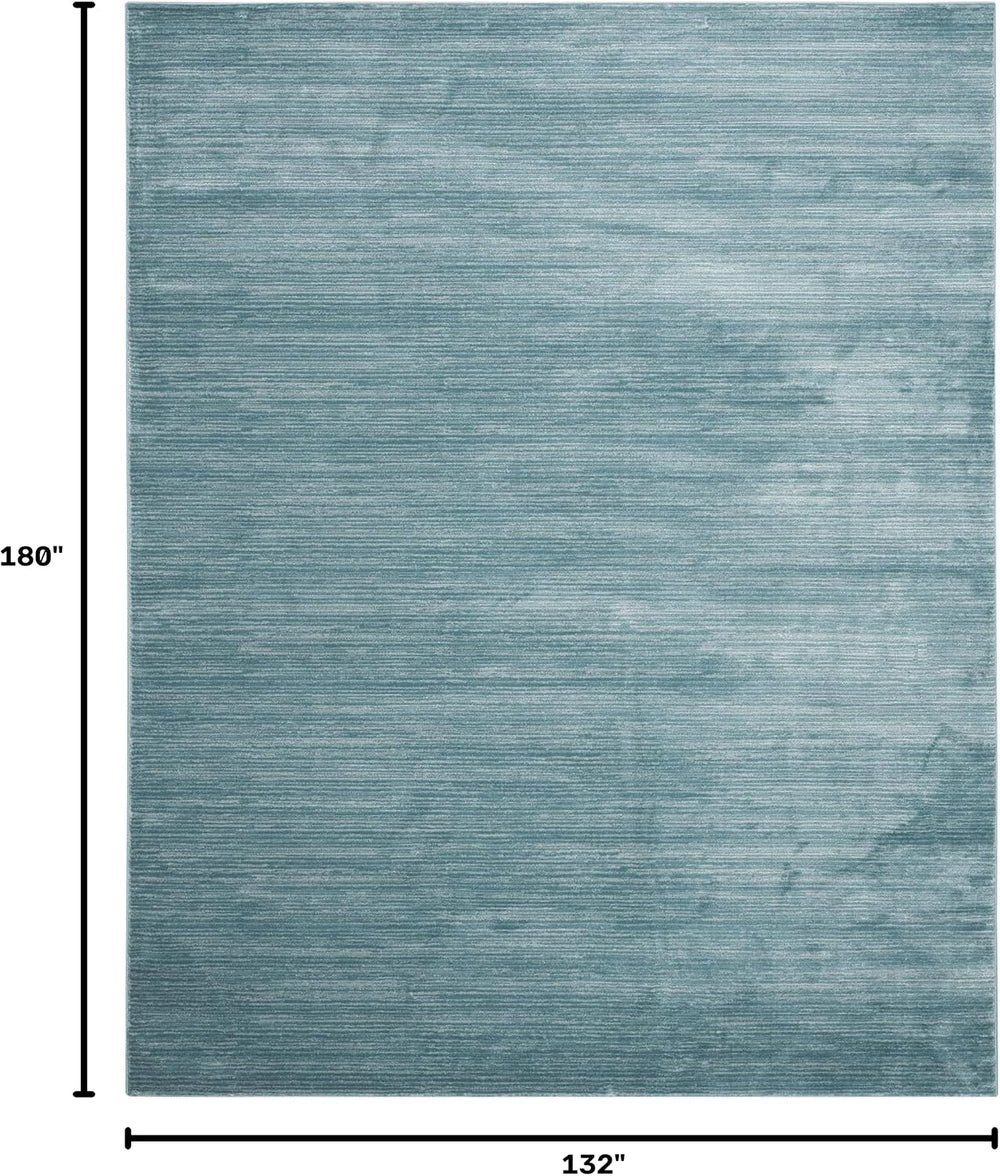SAFAVIEH Vision Area Rug 11x15 X-Large, Modern Tonal Aqua VSN606B
