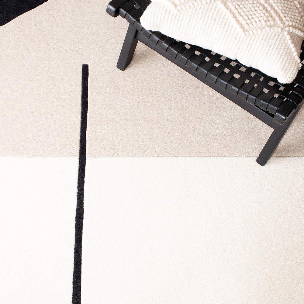 SAFAVIEH Fifth Avenue Collection 10' x 14' Ivory/Black FTV110A Handma...