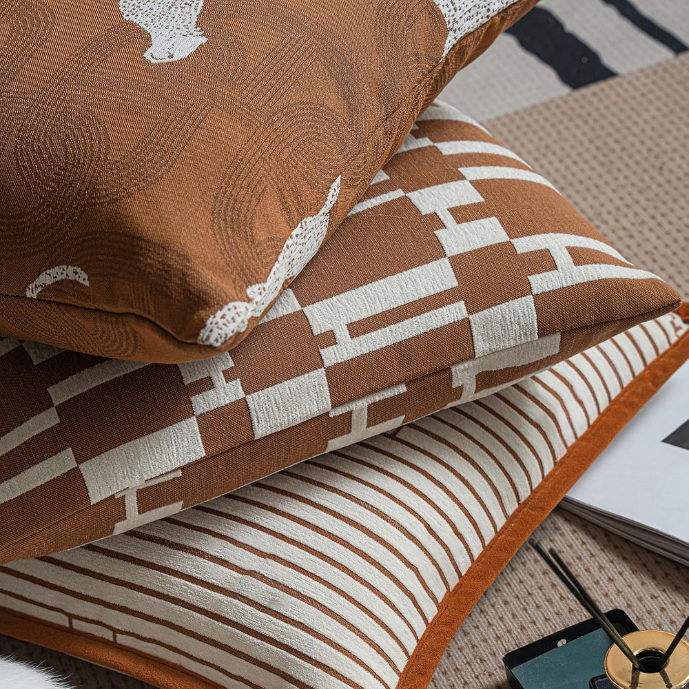 Croker Horse 20x20'' Inches Throw Pillow Cushion Cover - Leopard Chee...