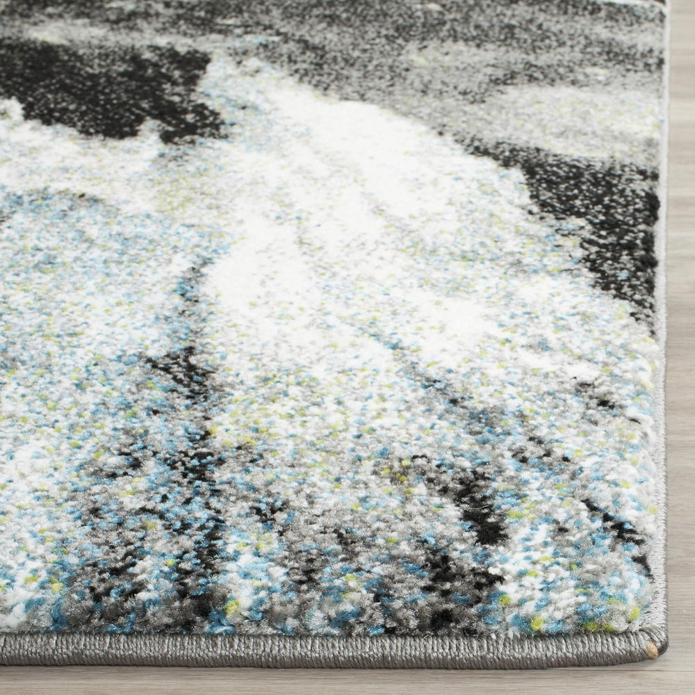 SAFAVIEH Glacier Collection Runner Rug - 2'3" x 6', Blue & M...