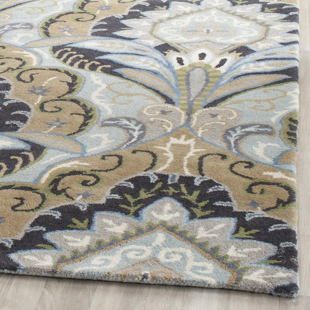 SAFAVIEH Wyndham Collection Area Rug - 10' x 14', Blue & Multi, H...