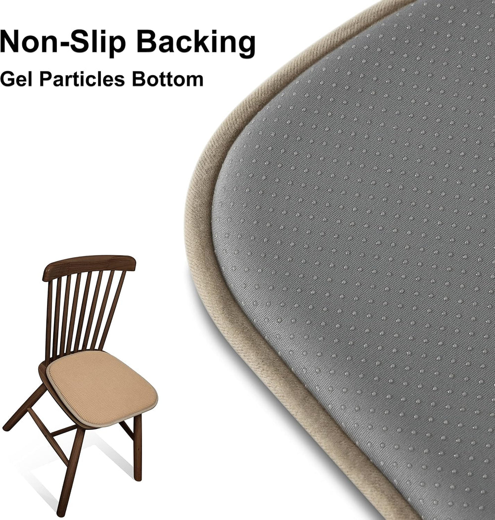 Shinnwa Kitchen Seat Cushions Set of 4, Non Slip Dining Chair Cushions, U-Sha...