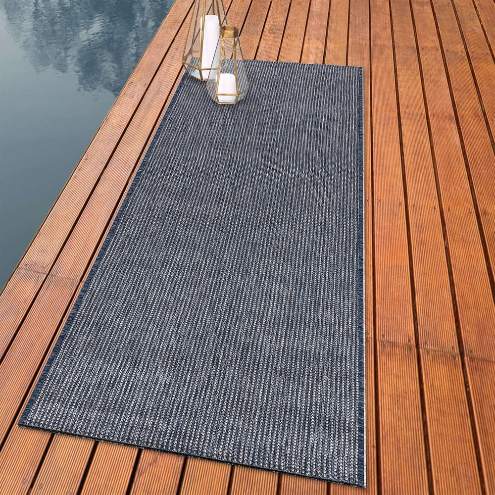 Keen Home Design Waterproof Outdoor Runner Rug, Patio Deck Porch, 2x10