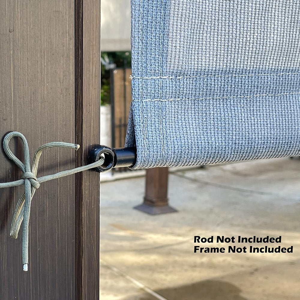 Universal Pergola Replacement Canopy Shade Cover with Breathable HDPE Fabric ...
