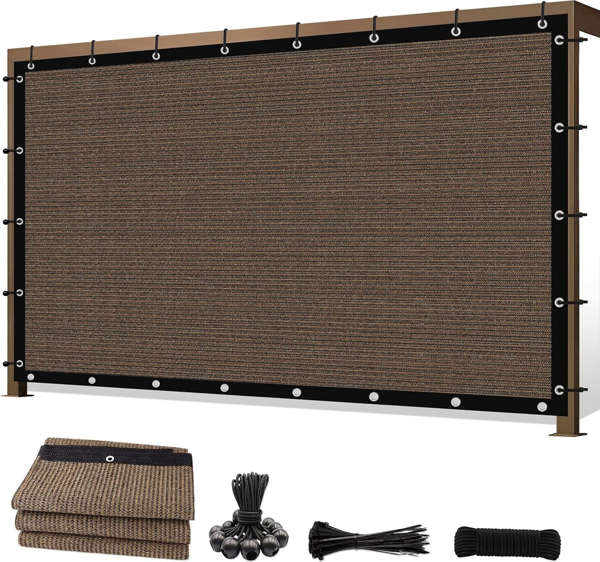 10' x 20' 90% sun shade cloth outdoor, main product view