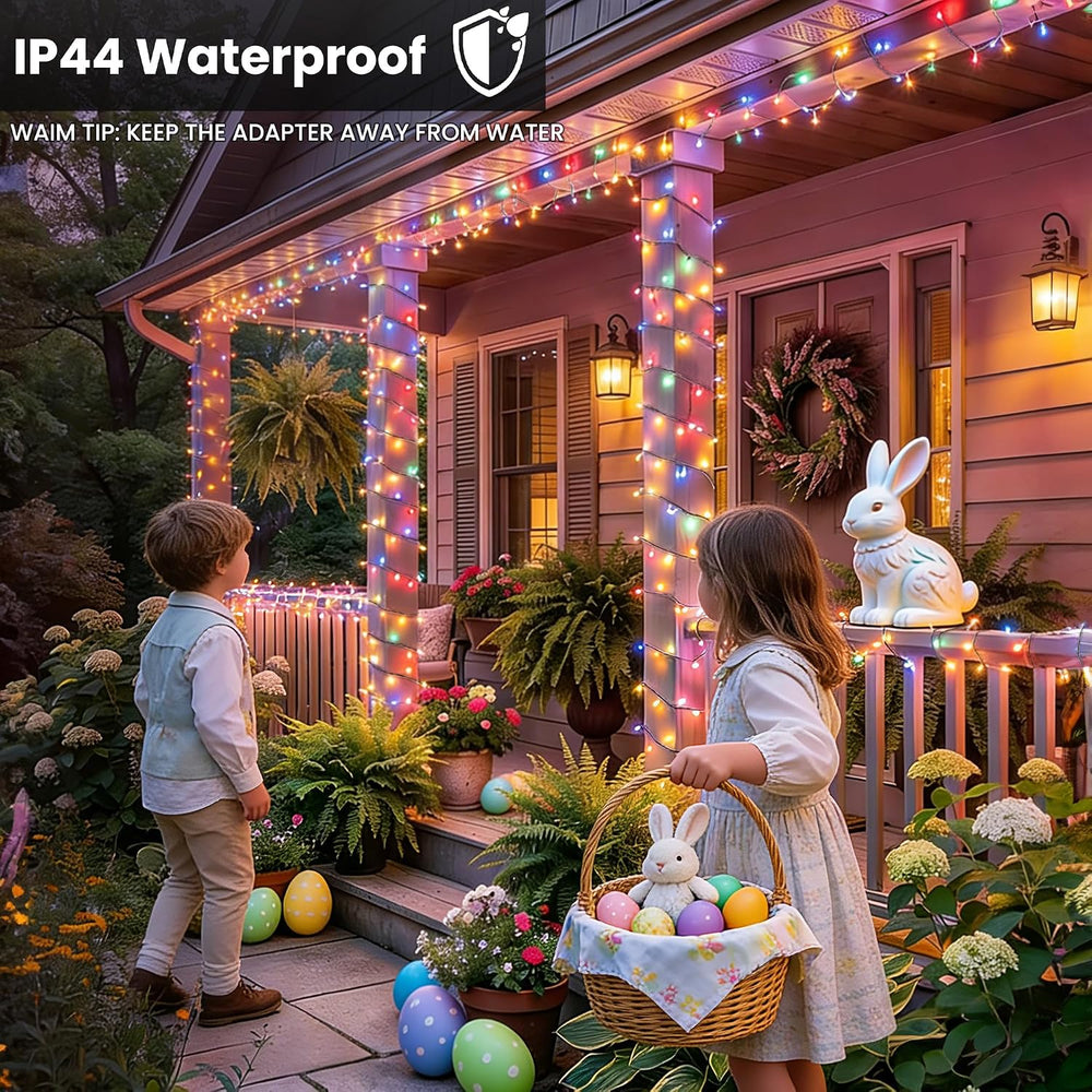 iShabao RGB Color Changing String Lights, 115 FT 300 LED Halloween Lights