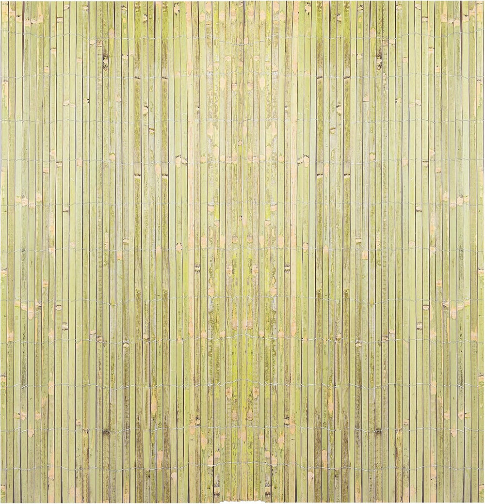Bamboo Slat Fence 4ft x 13ft, Natural Bamboo Fencing, Bamboo Privacy Screen O...