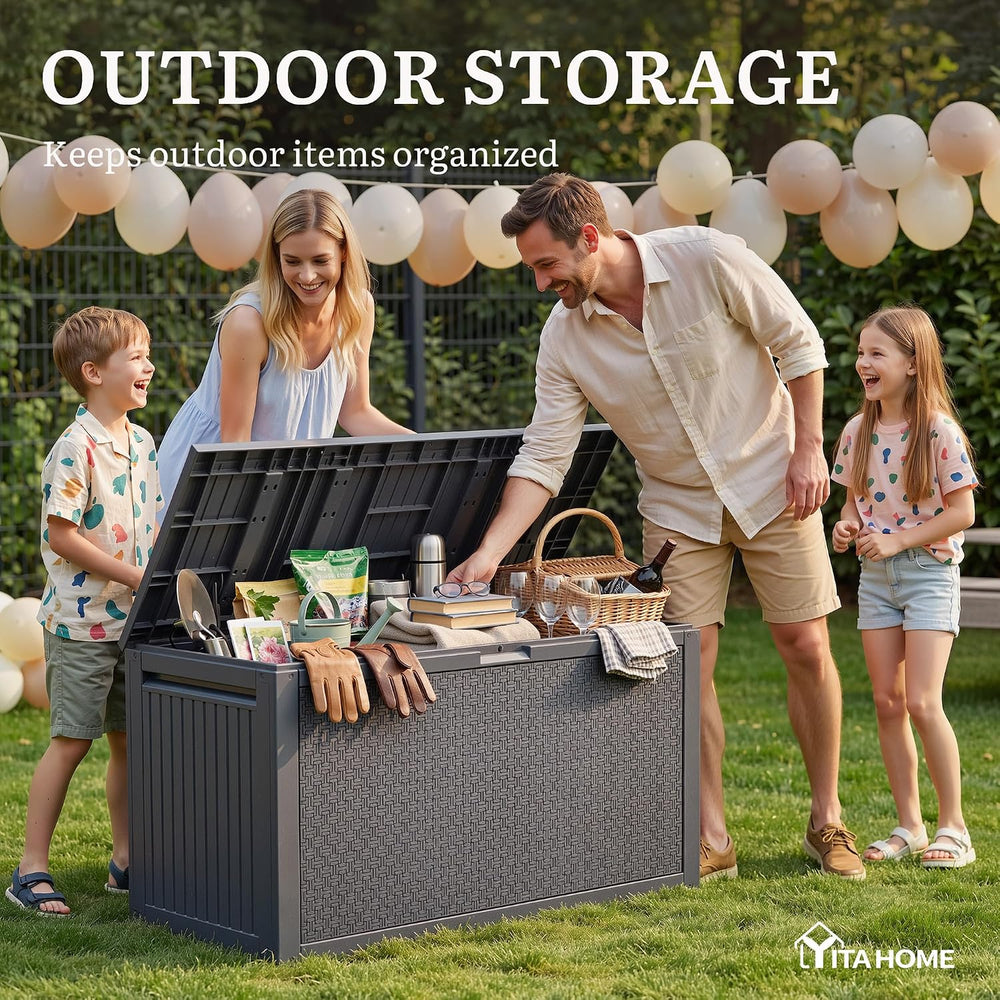 YITAHOME 95 Gallon Outdoor Storage Deck Box