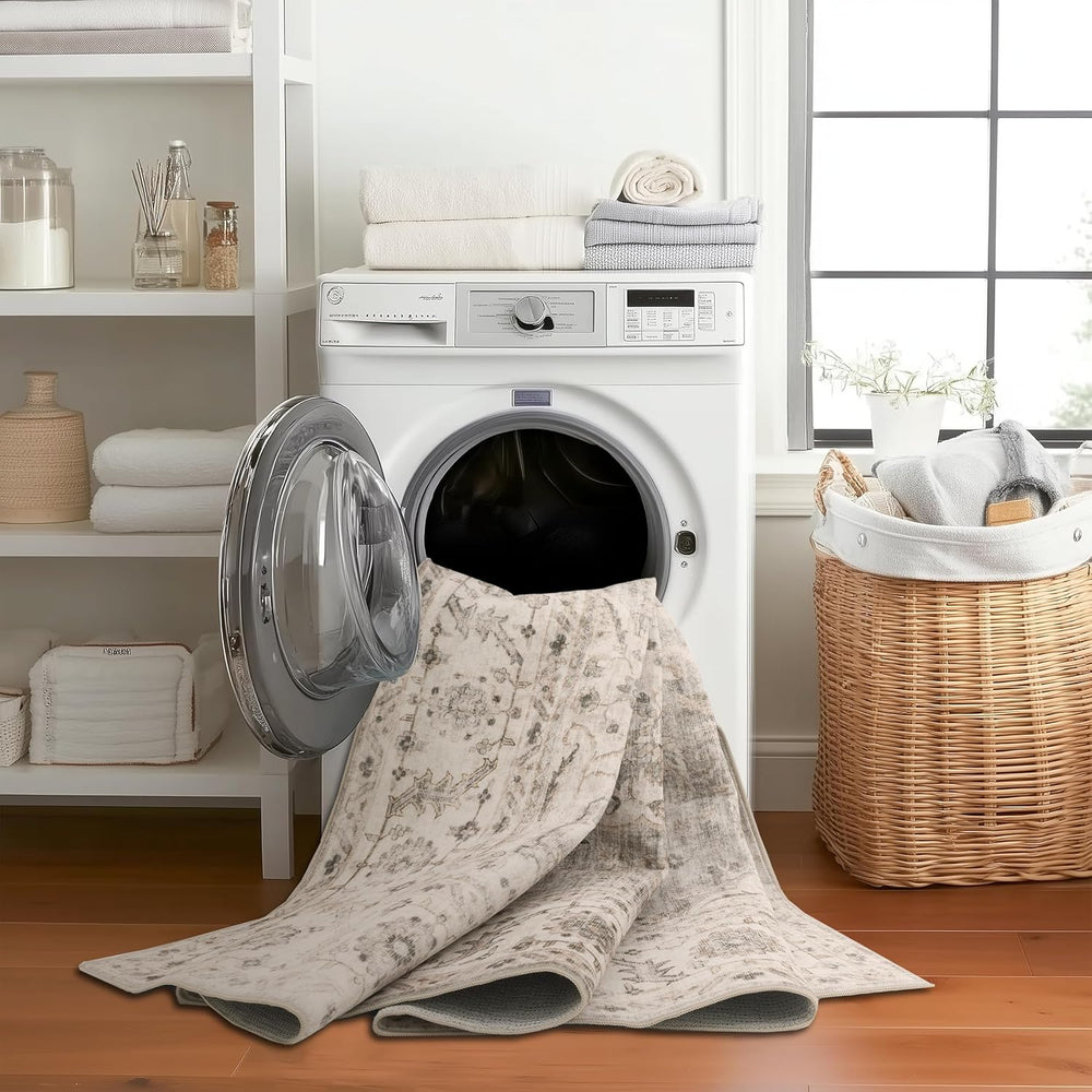 ReaLife Rugs Machine Washable Area Rug Runner - Living Room Bedroom Bathroom ...