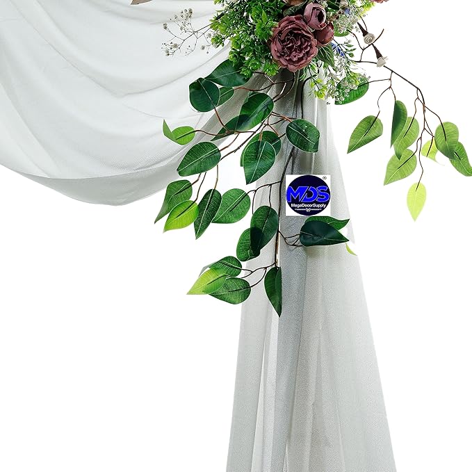 MDS Halloween Chiffon Draping Fabric - 2 Panel, 30" Wide x 50ft Long - S...
