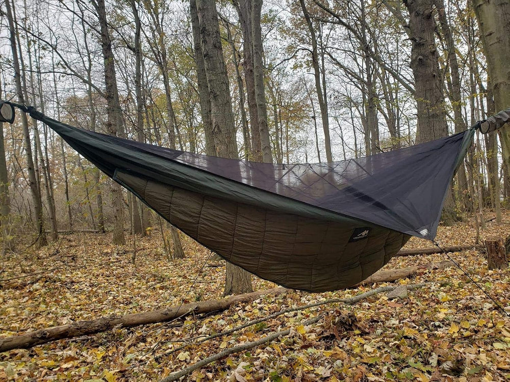AYAMAYA Single & Double Hammock Underquilt, 4 Season Camping Hammock Quilt