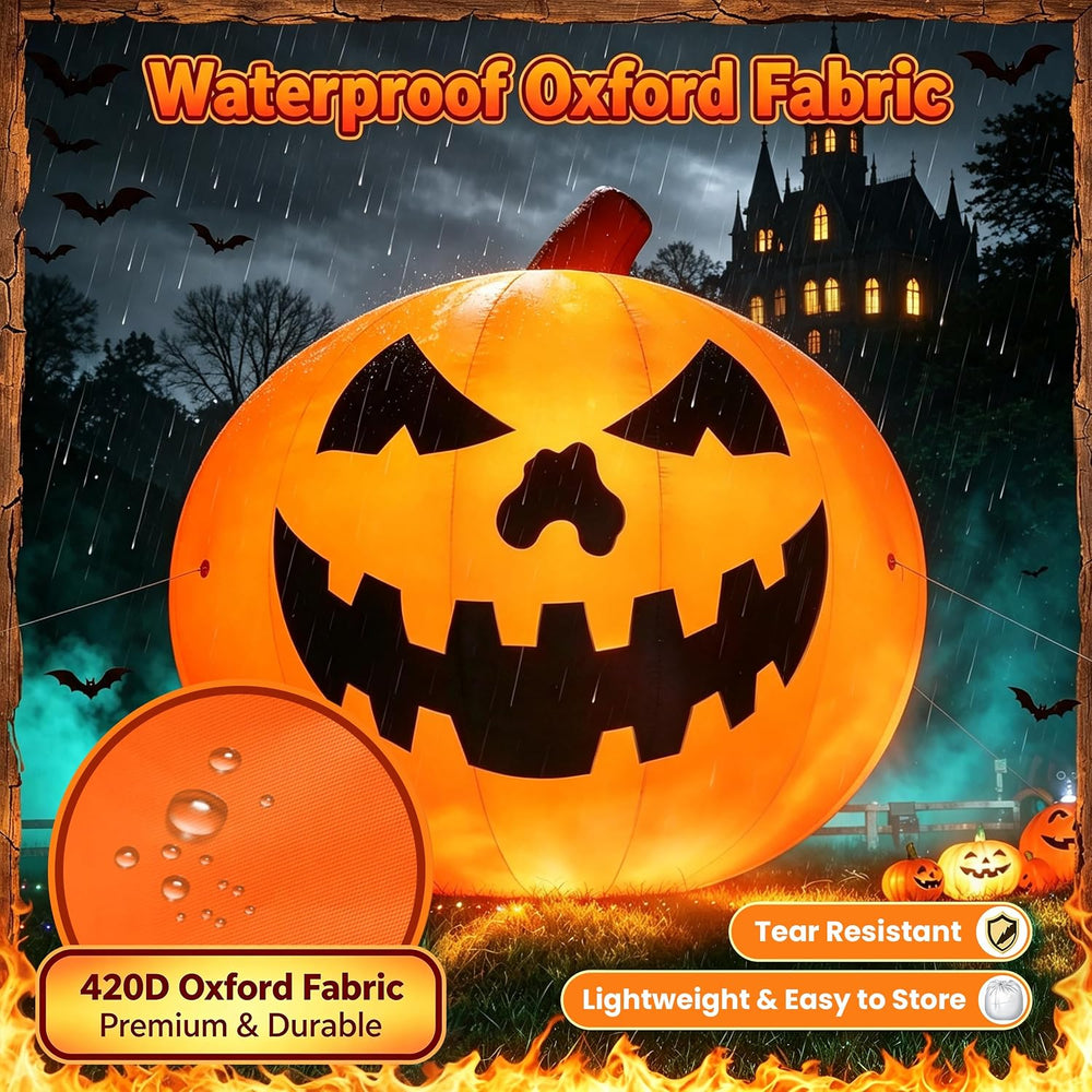 Giant 27Ft Halloween Inflatables Pumpkin Decorations with Blower