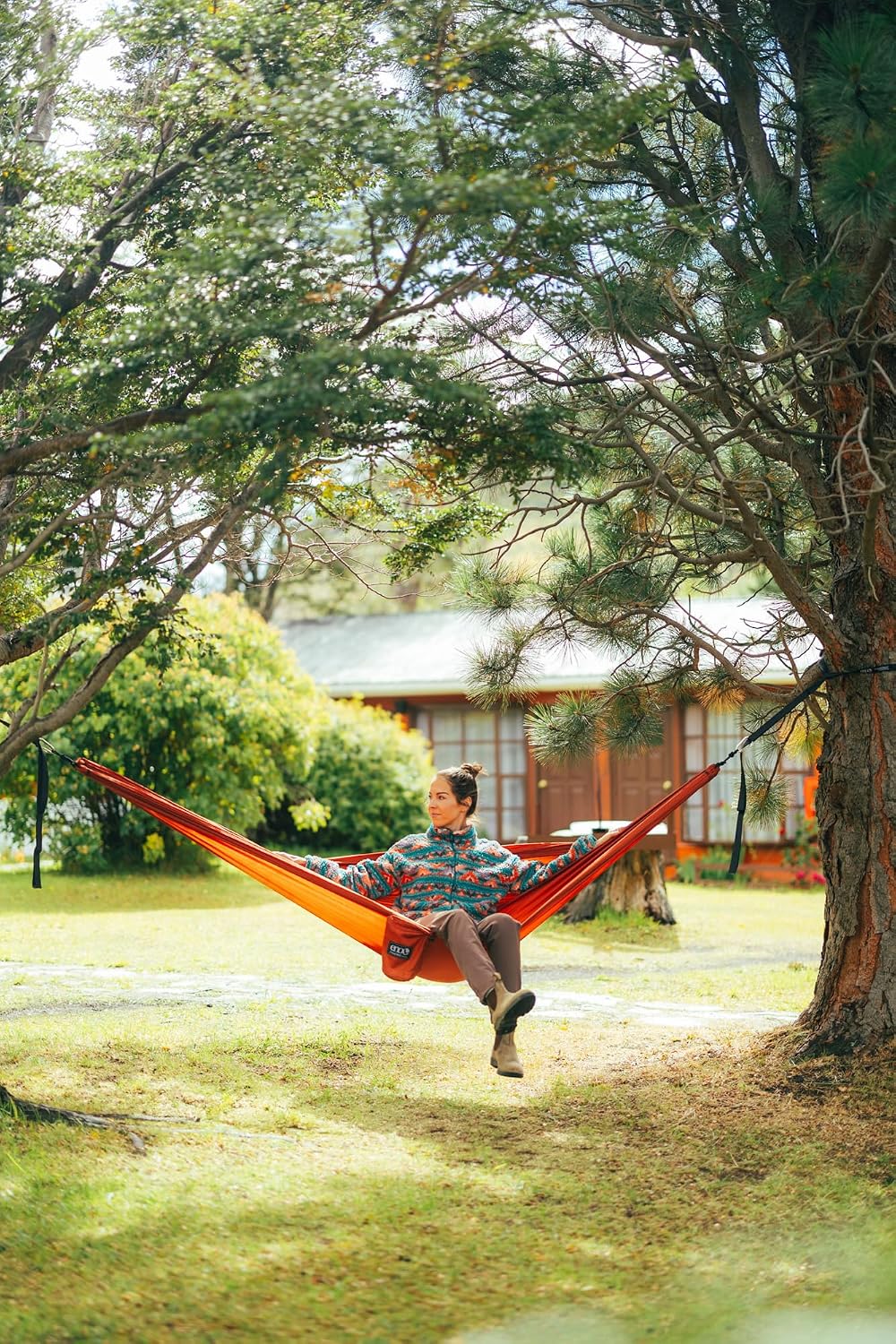 ENO TravelNest Hammock & Straps Combo - Portable Hiking and Camping Hammo...