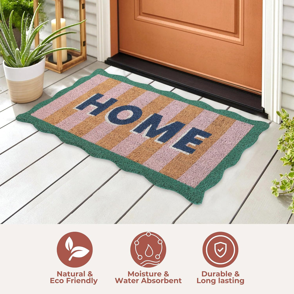 Folkulture Door Mat, Welcome Mat Outdoor Doormats for Home - 16" x 28"