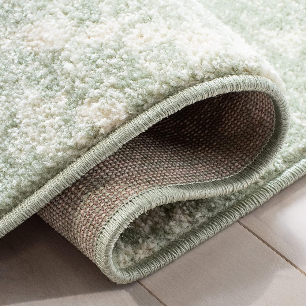 SAFAVIEH Adirondack Collection Area Rug - 6' x 9', Green & Ivory,...