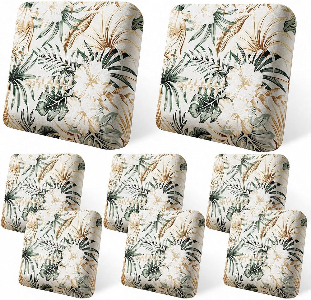 8 Piece Patio Cushion Covers, Stretch Outdoor Couch Cushion Covers
