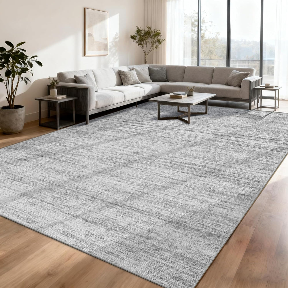 8x10 Area Rugs for Living Room,Modern Abstract Non-Slip Backing Washable Rugs...