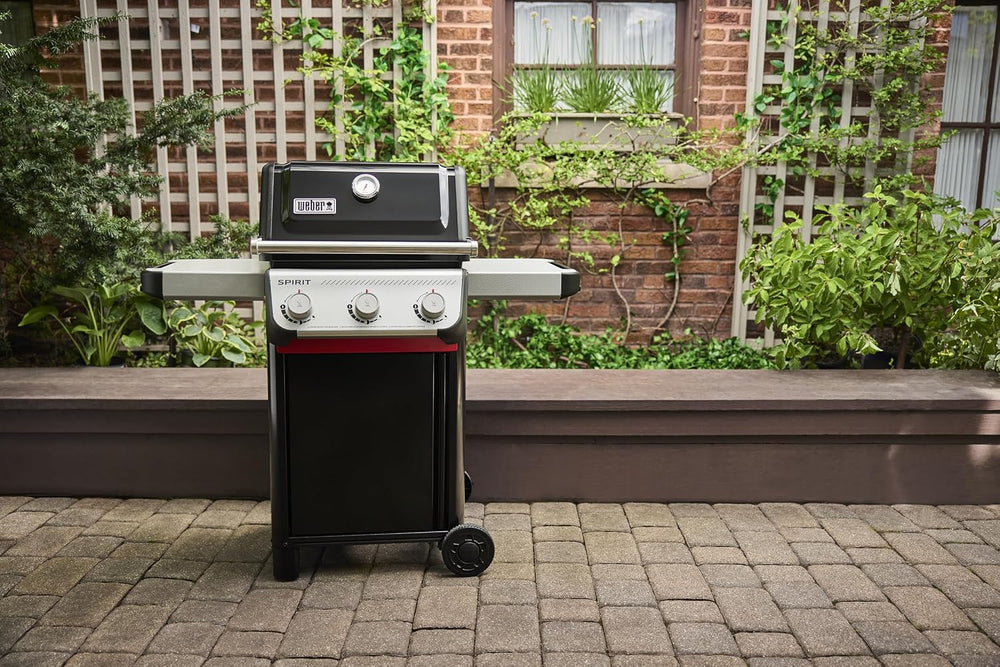 Weber® Spirit E-310 Gas Grill, Outdoor Cooking, Small Propane Grill, Black