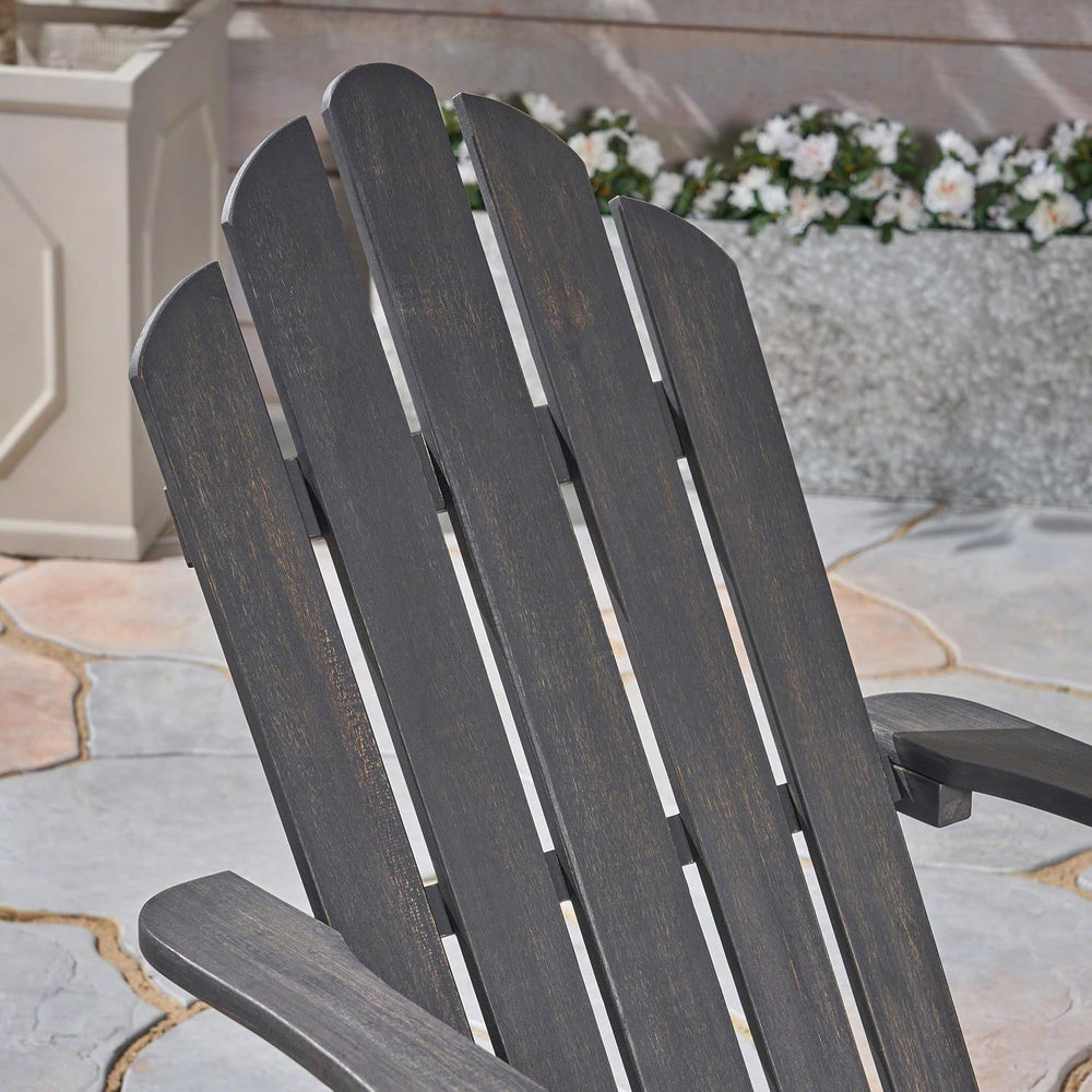 Christopher Knight Home Cara Outdoor Foldable Acacia Wood Adirondack Chair, B...