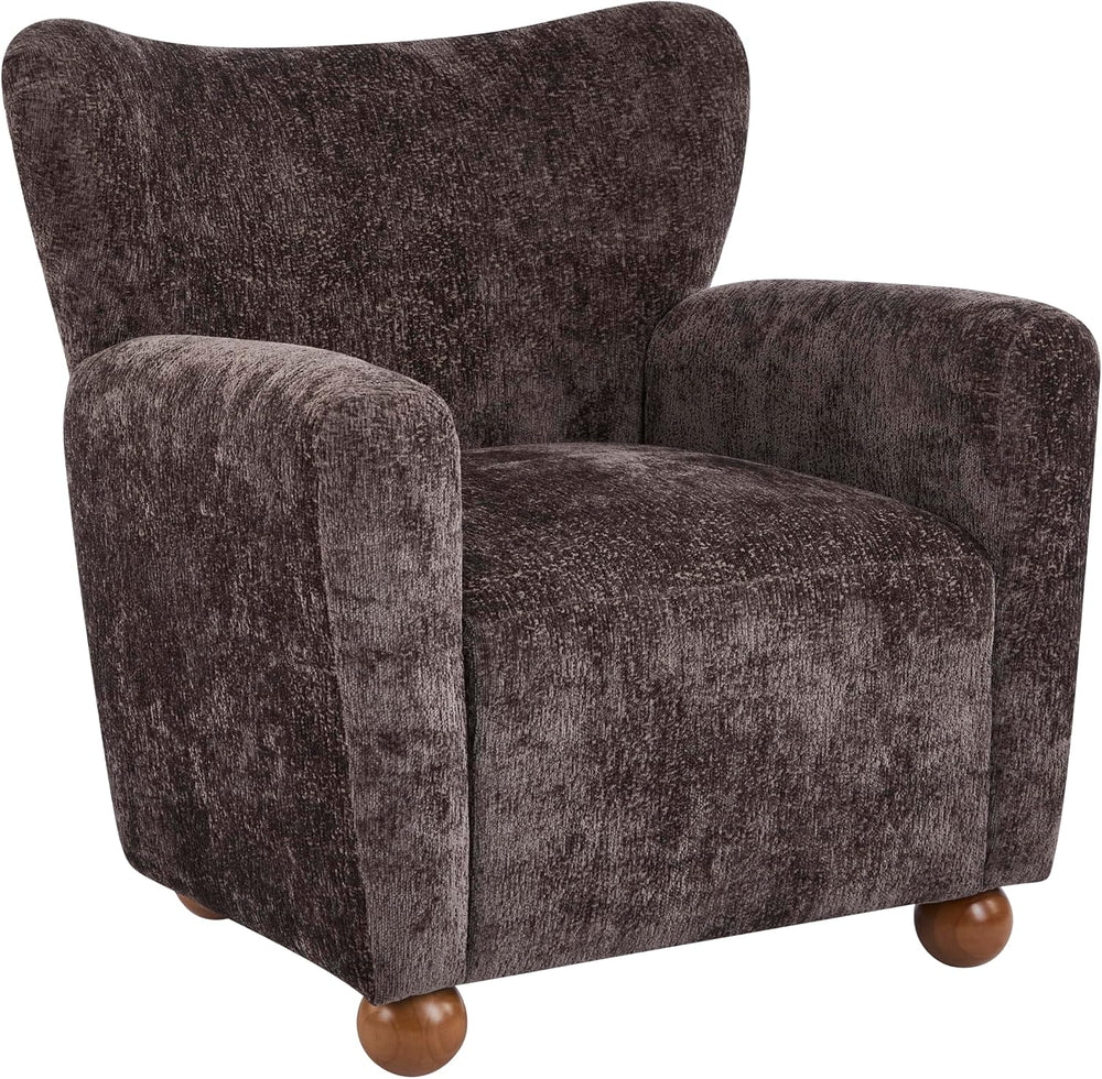Christopher Knight Home Lindy Wingback Accent Chair, Upholstered Armchair wit...