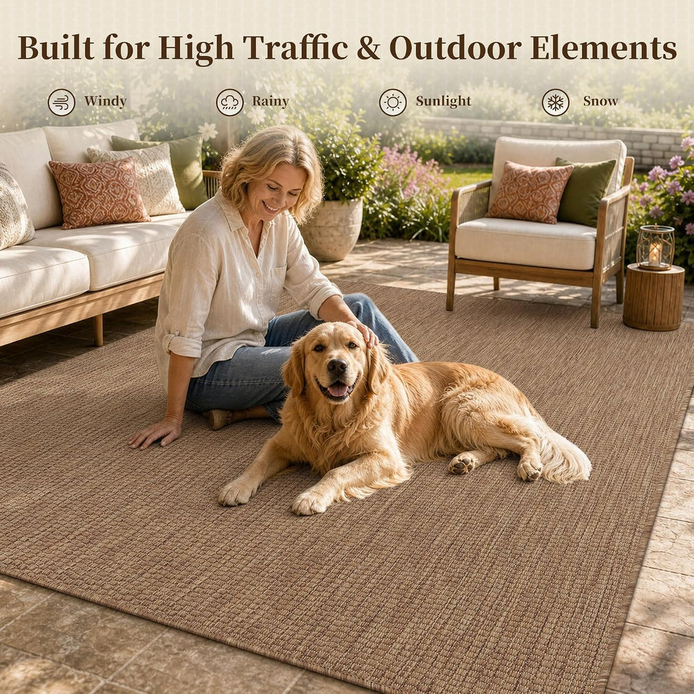 PADOOR-Outdoor Rug-Patio Rug 5x7 ft Polypropylene Indoor Outdoor Rugs Outdoor...