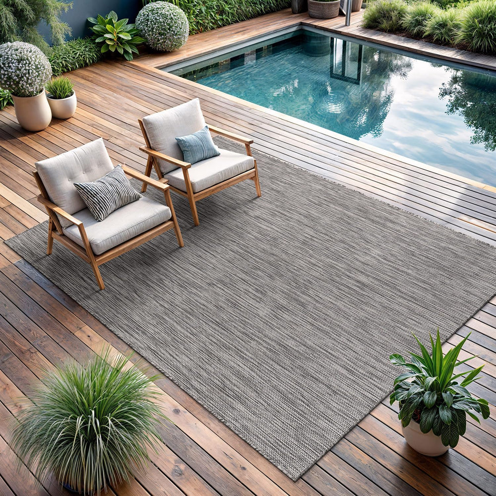 CAMILSON Outdoor Rug 6x9 Modern Area Rugs for Indoor and Outdoor Patios and P...