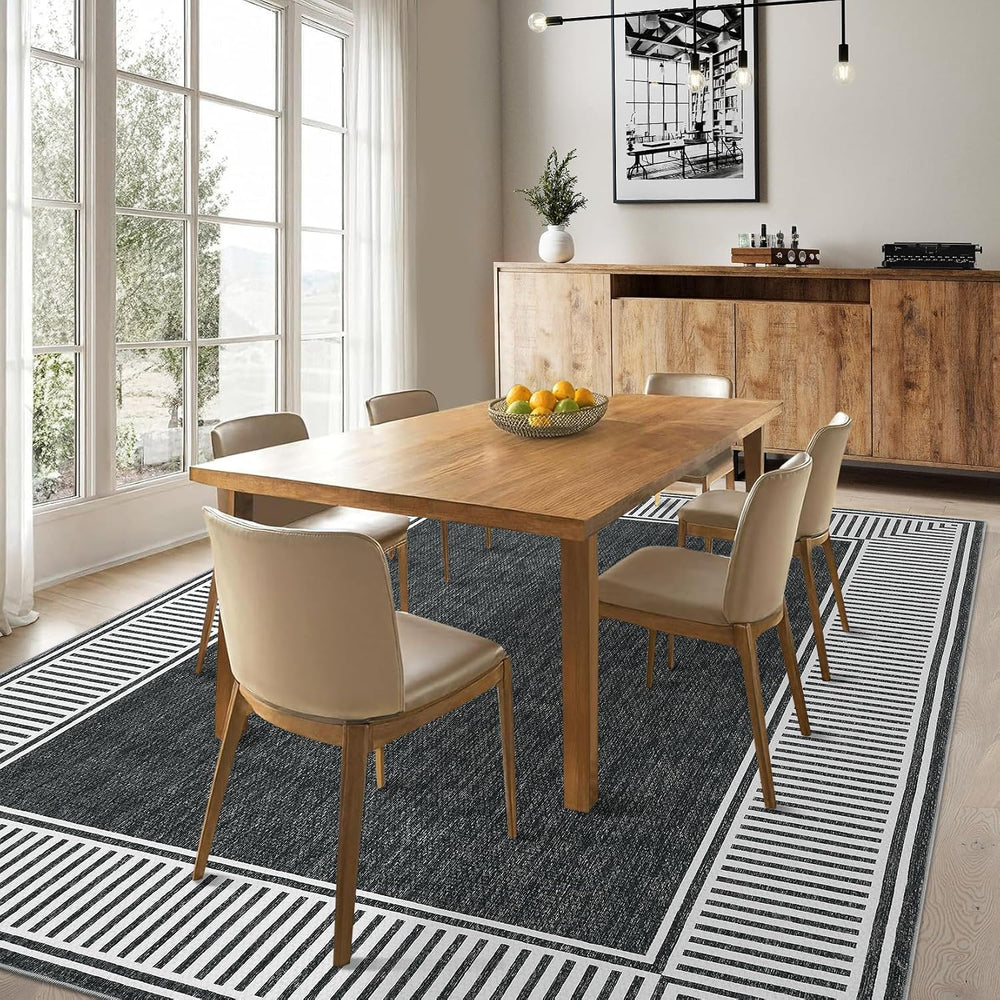 GarveeHome Washable Rug 5x7 for Bedroom Large Non Slip Living Room Rugs