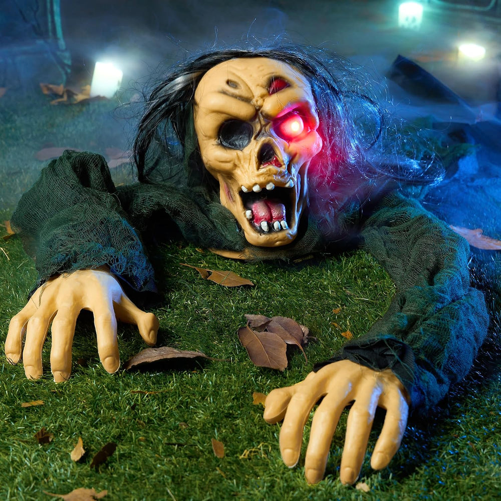 JOYIN Halloween Outdoor Decoration Zombie Groundbreaker, Outside Halloween Gr...