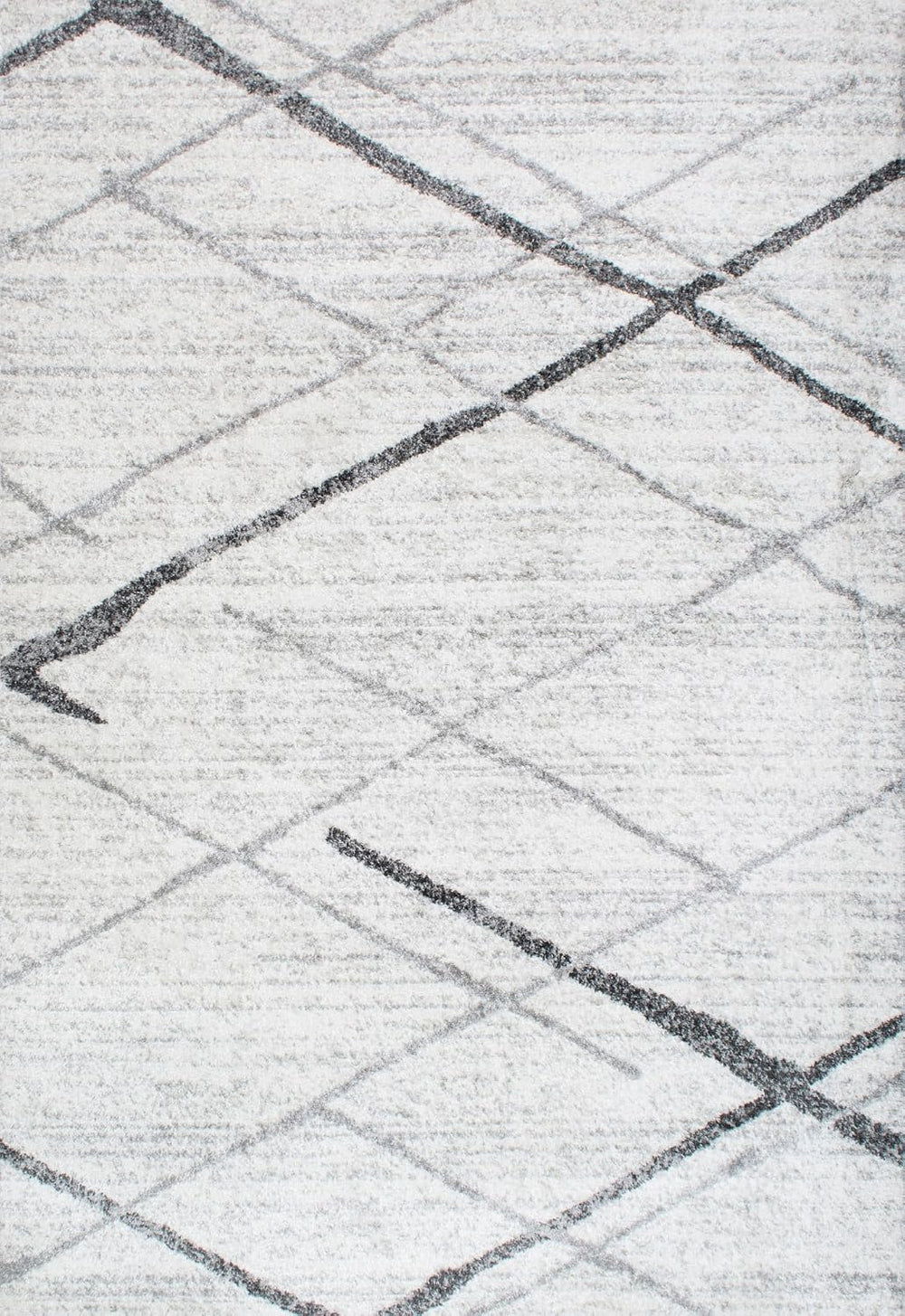 nuLOOM Thigpen Grey/Off-White, 10' x 14', Soft and Cozy, High Traffic...