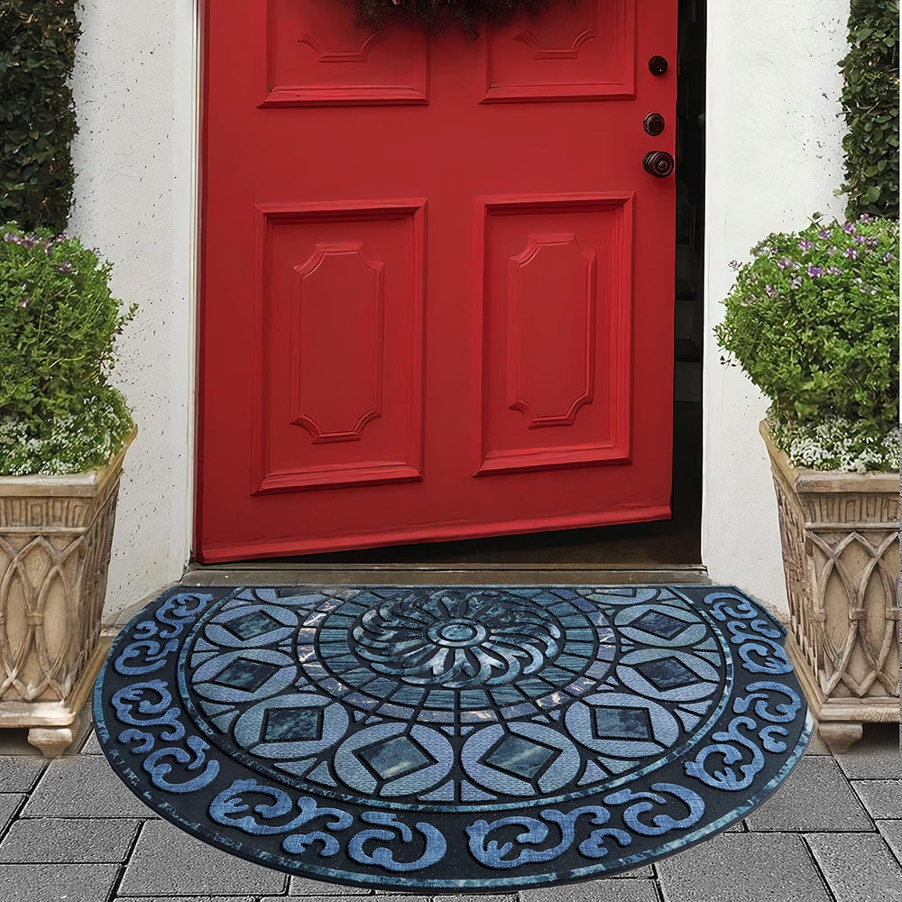ubdyo Warm & Stylish Front Door Mat - Doormat Entrance - Blue, 23" x...