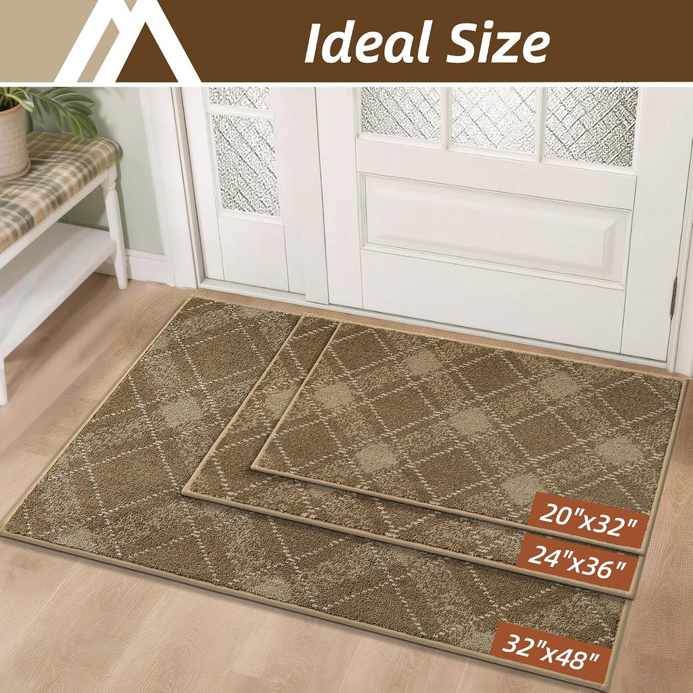 COSY HOMEER Door Mat Non-Slip Absorbent Washable Entrance 24"x36" T...