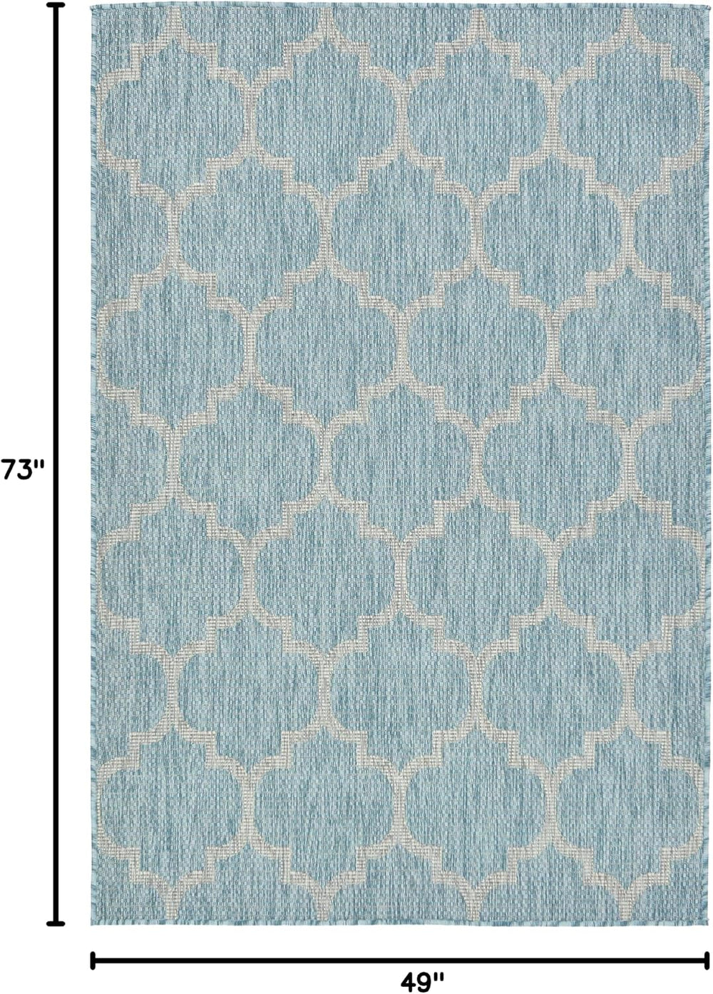Unique Loom Outdoor Trellis Collection Area Rug (4' 1" x 6' 1&qu...