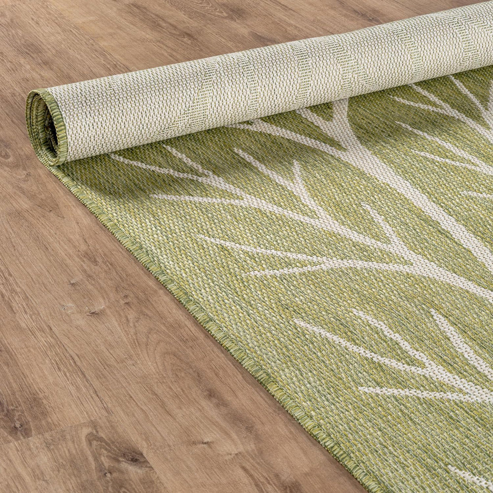 Washable Indoor Outdoor Rug 5x7 Modern Area Rugs Branch Pattern Non Shedding ...