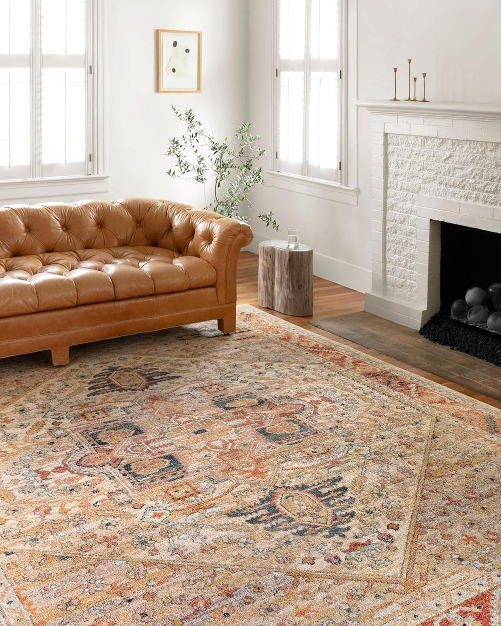 Loloi Jocelyn Sand/Multi 7'-10" x 10' Area Rug