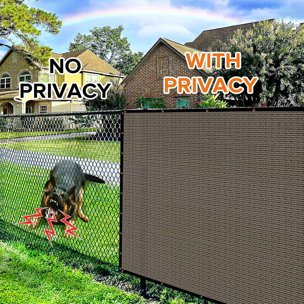 5ftx50ft Fence Privacy Screen Heavy Duty 170 GSM Windscreen & Dustproof F...