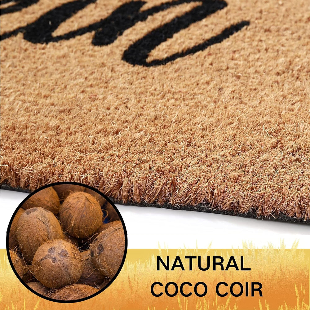 Fall Door Mat Combo Set, Welcome Coco Coir Welcome Mat + 28" x 43" ...